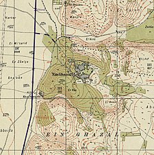 Historical map series for the area of Ayn Ghazal (1940s).jpg