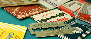 Hungarian razor blades - 1950's year - sociali...