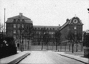 Die katholische Schule (Institut Jeanne d’Arc) in Frederiksberg (Kopenhagen). Foto aus dem Jahr 1924, dem Jahr der Gründung.