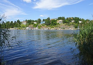 Islinge bostadsområde, vy över Islingeviken