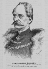 Ivan Kukuljević Sakcinski vuonna 1889.