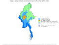 Image 32Myanmar (Burma) map of Köppen climate classification (from Geography of Myanmar)