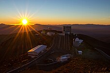 Atardecer en el Observatorio La Silla