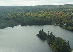 La Tuque vue du ciel.