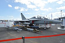 M-346FA multirole variant in 2017 Leonardo, M-346FA (35640670416).jpg