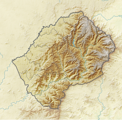 Thabana Ntlenyana is located in Lesotho