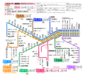 県内高速バス路線図