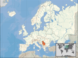 Location of Sérbia