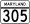 MD Route 305.svg