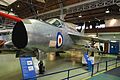 De English Electric Lightning P1A in het Museum of Science and Industry in Manchester