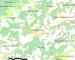 Bourg-Argental - Localizazion