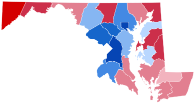 Maryland Presidential Election Results 2020.svg