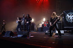 Daamr, Nera, Flauros, Darkside i Bacchus на фестивалі Metalmania, 2007 р.