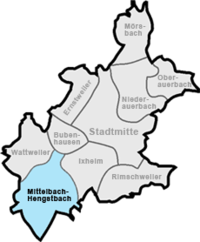 Localisation de Mittelbach-Hengstbach