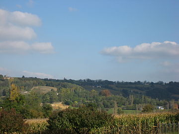 Paysage des environs de Monein en 2007