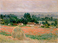 モネ ジヴェルニーの干草 1886年