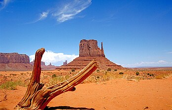 Monument Valley (sud-ouest des États-Unis) (définition réelle 1 600 × 1 022)