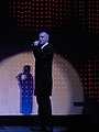 Neil Tennant fra Pet Shop Boys under en koncert i Tivoli.