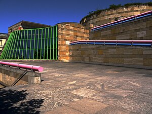 La Neue Staatsgalerie a Stuttgart, Alemanya, per James Stirling (1977-1983)