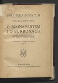 François-René de Chateaubriand O Buonapartem i o Burbonach