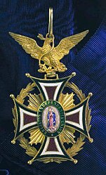 Insignia de cinta de la Orden de Guadalupe.