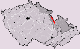 Poloha českej časti pohoria