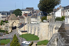 La porte entrée des remparts de Laon.