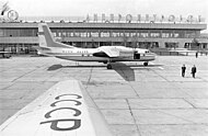 Dnipron (sil. Dnipropetrovskin) lentoasemaa kesällä 1974.