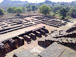 Ancient Buddhist remains comprising monastery, stupas, Rock-cut inscription etc.