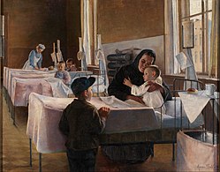 In the Hospital for Surgery, c. 1893