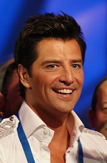 Sakis Rouvas na Eurovizi 2009 v Moskvě