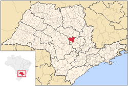 Localização de Brotas em São Paulo