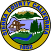 Официальная печать округа Сьерра, Калифорния