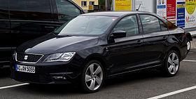 Seat Toledo 1.4 TSI Style Salsa (IV) – Frontansicht, 1. September 2013, Münster.jpg