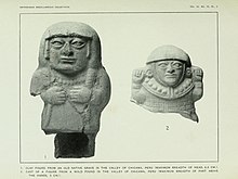 Two ancient anthropomorphic figures from Peru