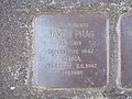 der Stolperstein für Jakob Prag