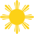 Sun Symbol de la Nacia flago de la Philippines.svg