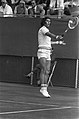 Jan Hordijk lors de la Coupe Davis 1973