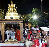 Guanyin shrine at the entrance to the main temple hall