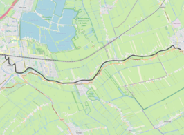 Tramlijn Gouda - Oudewater op de kaart