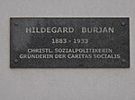 Hildegard Burjan - Gedenktafel