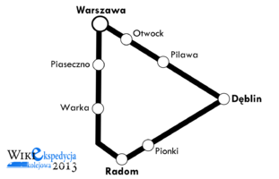Warszawa - Dęblin - Radom - Warszawa