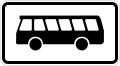 Zusatzzeichen 1010-57 Kraftomnibus; bisher Zusatzzeichen 1048-16