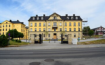 Kanslihuset vid Jämtlands fältjägarregemente och Fältjägarbrigaden.