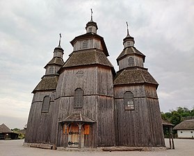 Покровська січова церква. Острів Хортиця