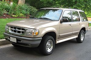 1995-1998 Ford Explorer photographed in USA.