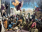 ティントレット 『奴隷を解放する聖マルコ』(1548年), 415 x 541 cm