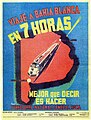 Afiche promocional del Ferrocarril Nacional General Roca (circa 1950).