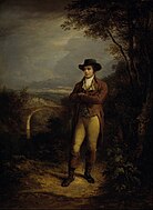 ロバート・バーンズの肖像画　(1828) スコットランド国立美術館