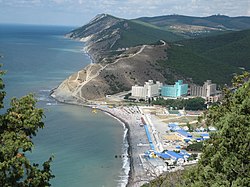 Beach in Anapsky District